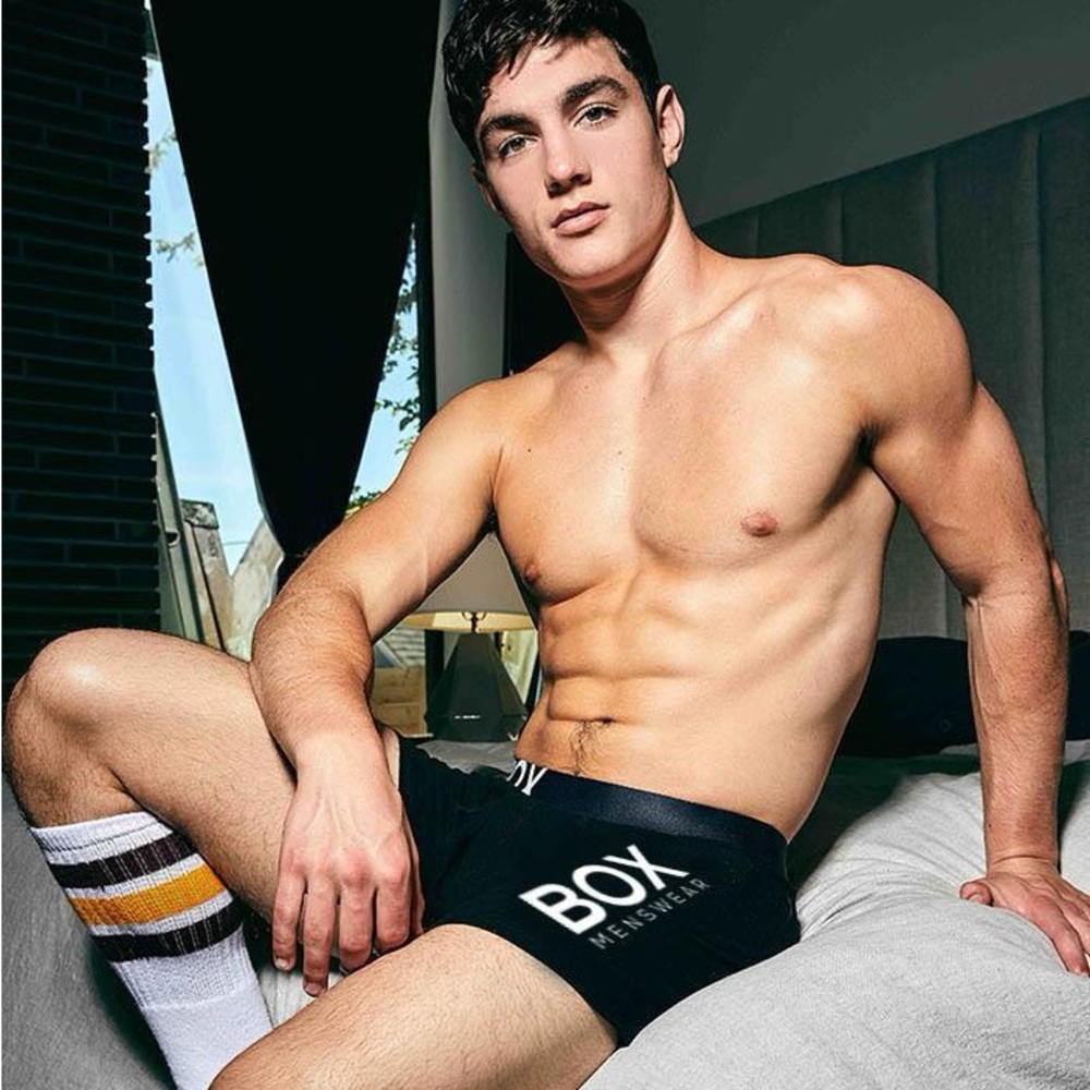 BoxMenswear Medium NWT BLACK Boxer Briefs